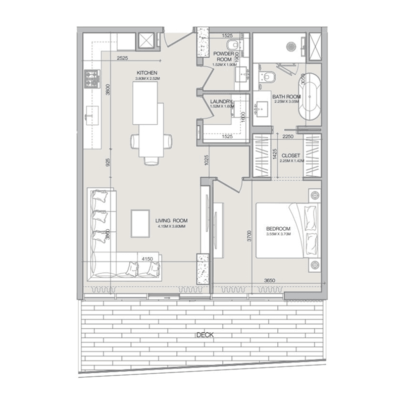 1 BR