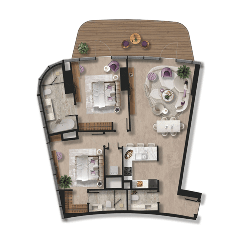 2 BR