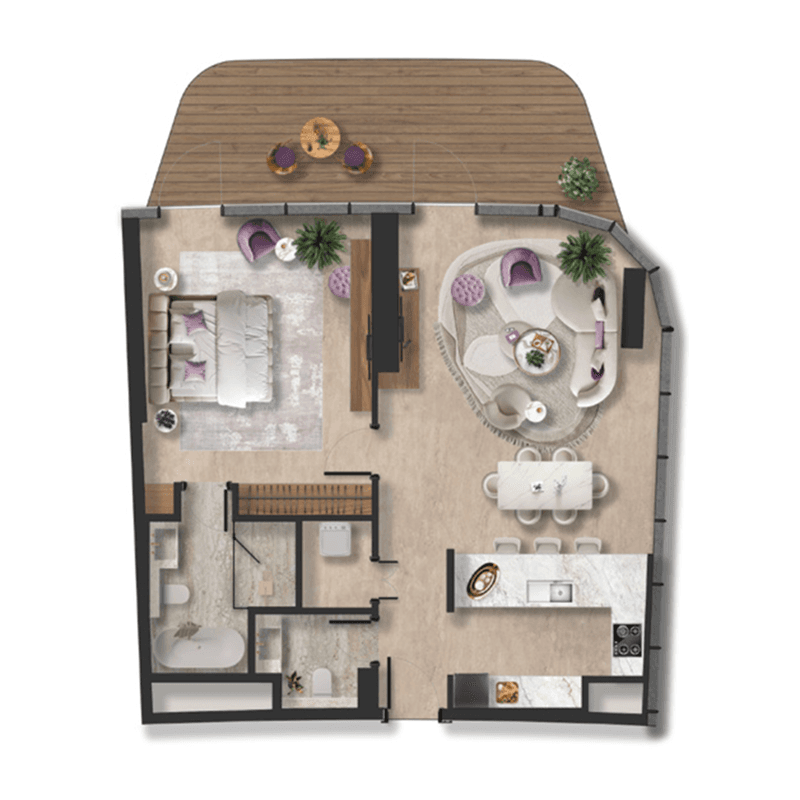 1 BR