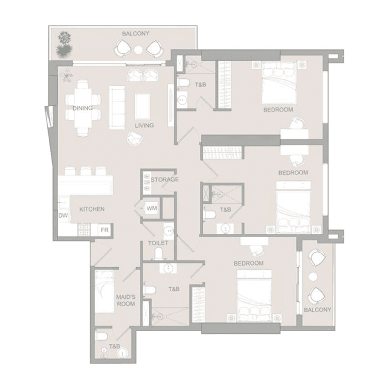 3 BR