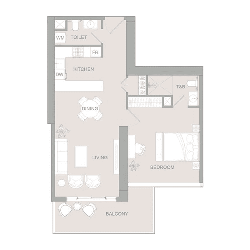 1 BR