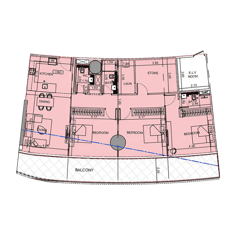 3 BR