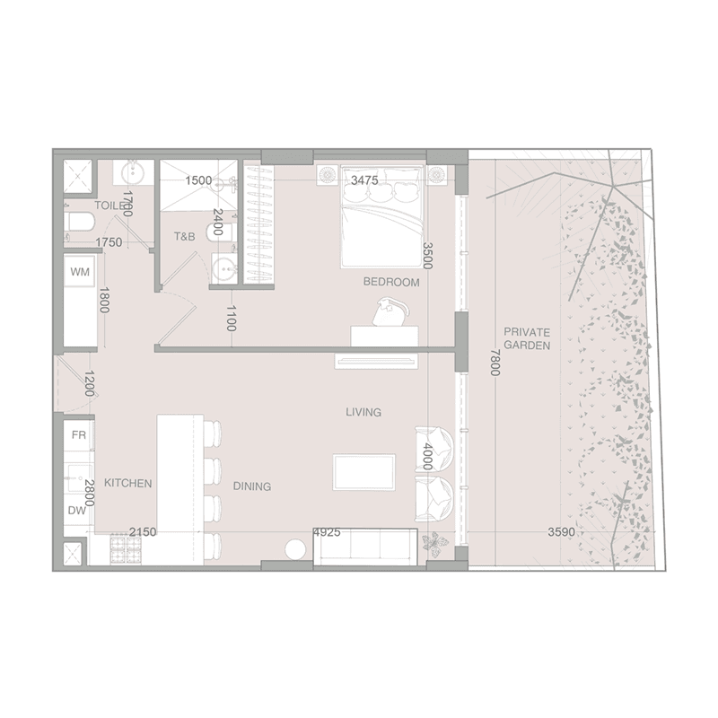 1 BR