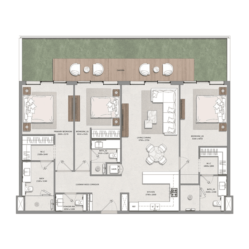 3 BR