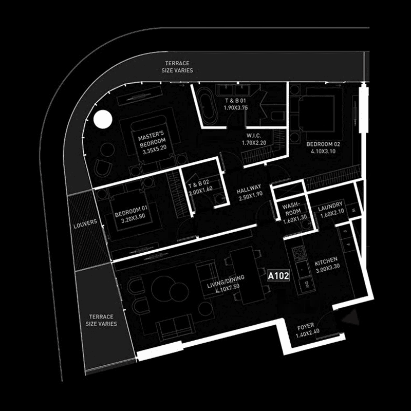 3 BR