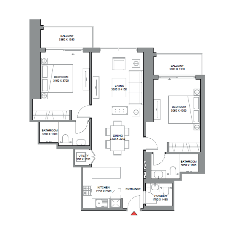 2 BR