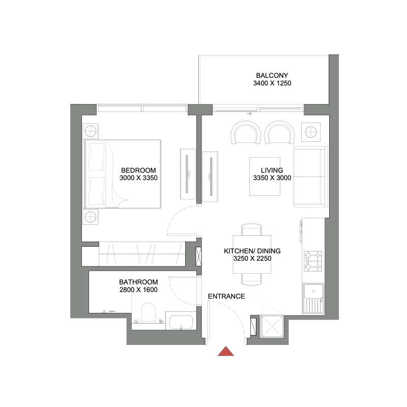 1 BR
