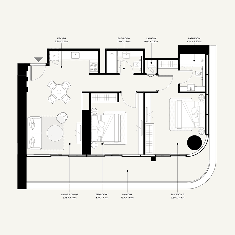 2 BR
