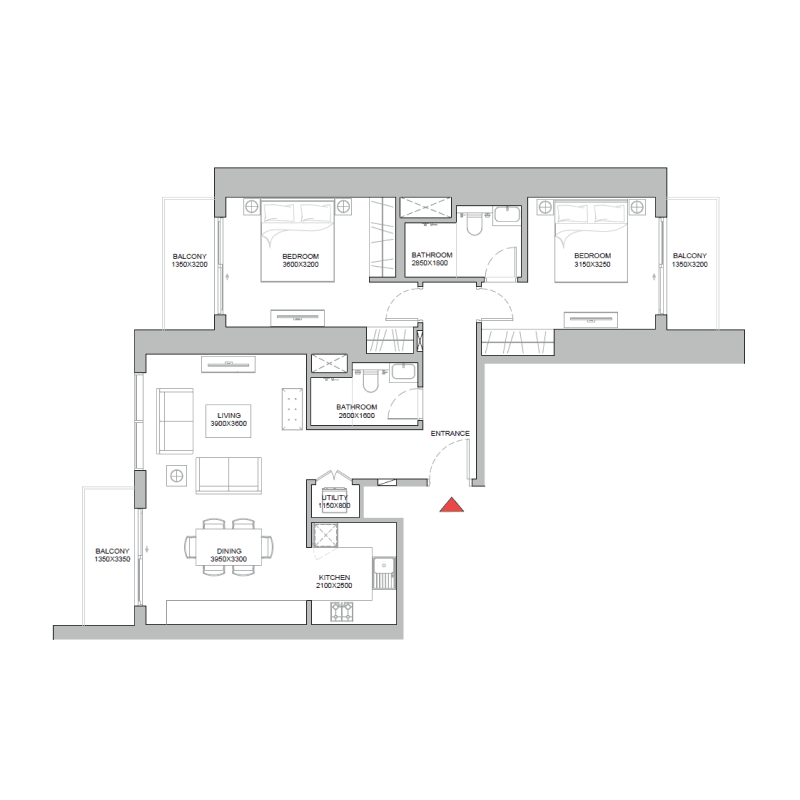 2 BR