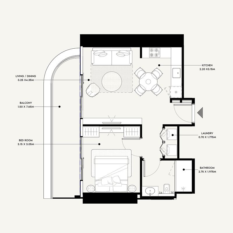 1 BR
