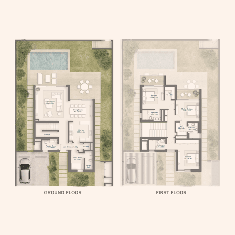 3 BR Villa