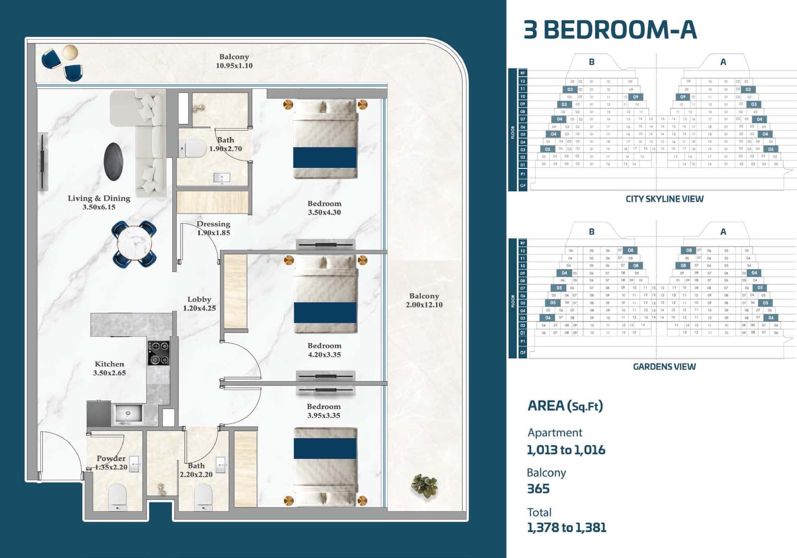 3 BR