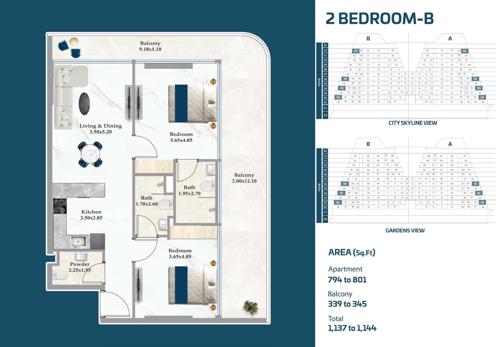 2 BR