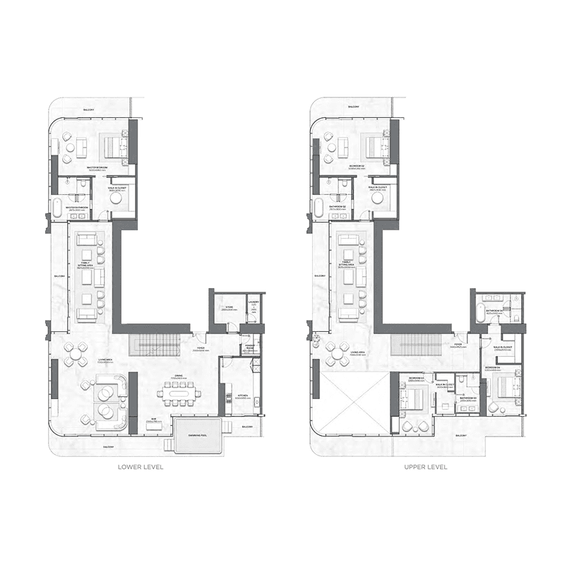 4 BR Penthouse