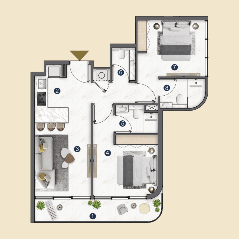 2 BR