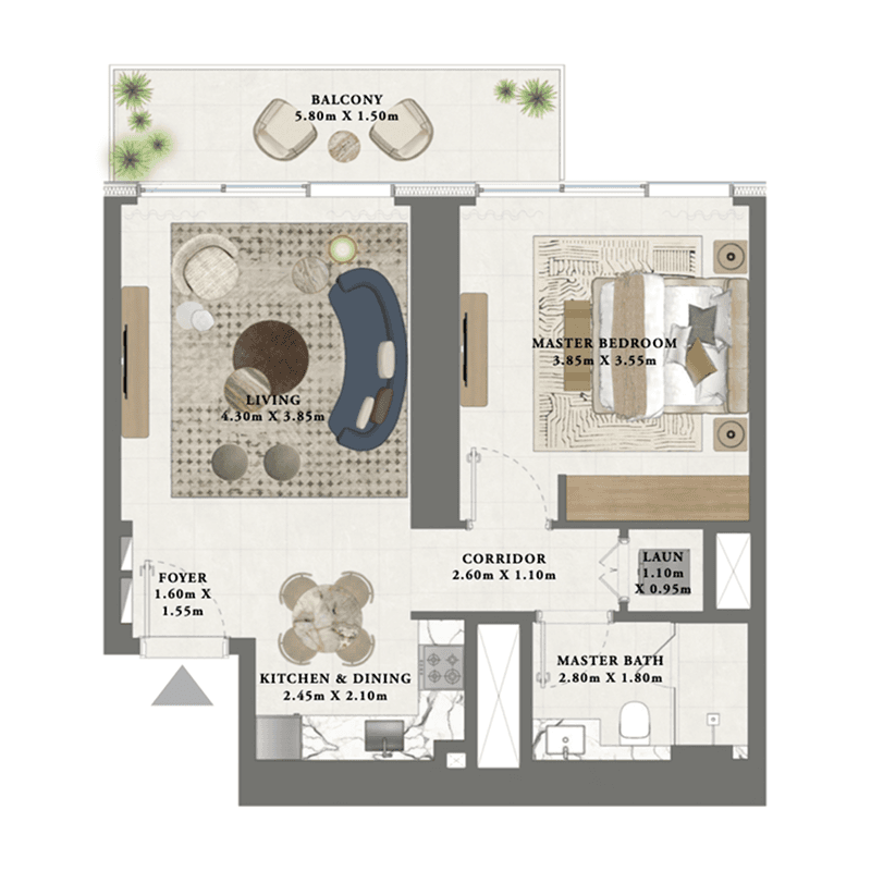 1 BR