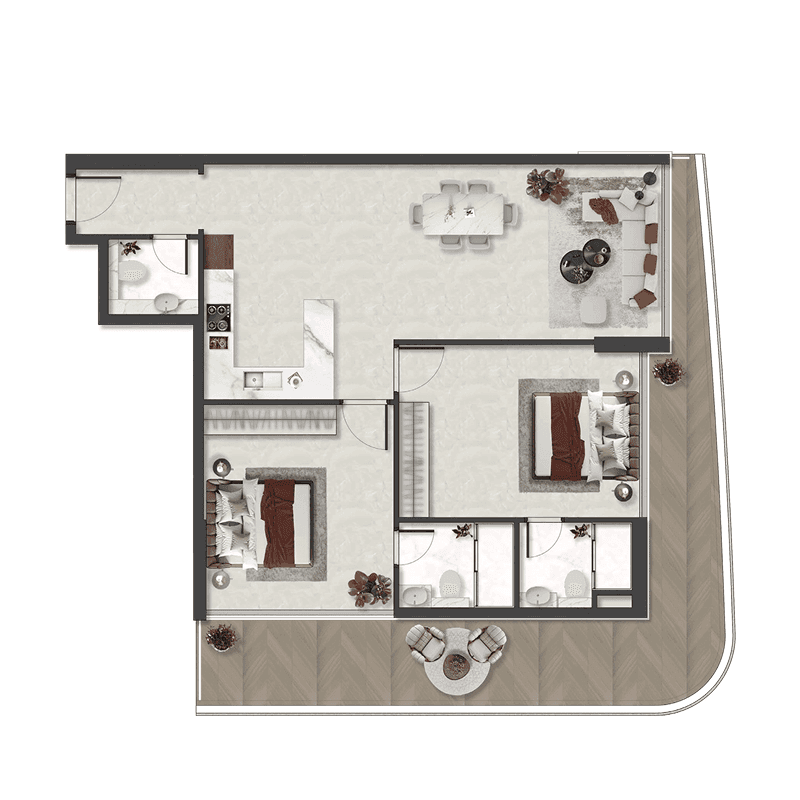 2 BR