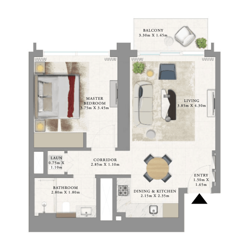 1 BR