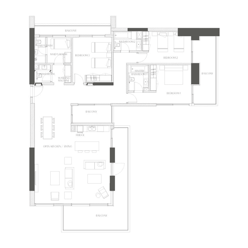 3 BR