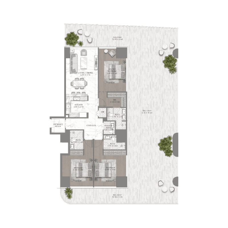 3 BR