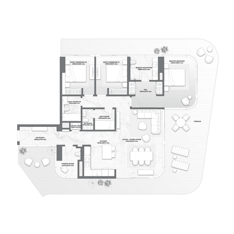 3 BR