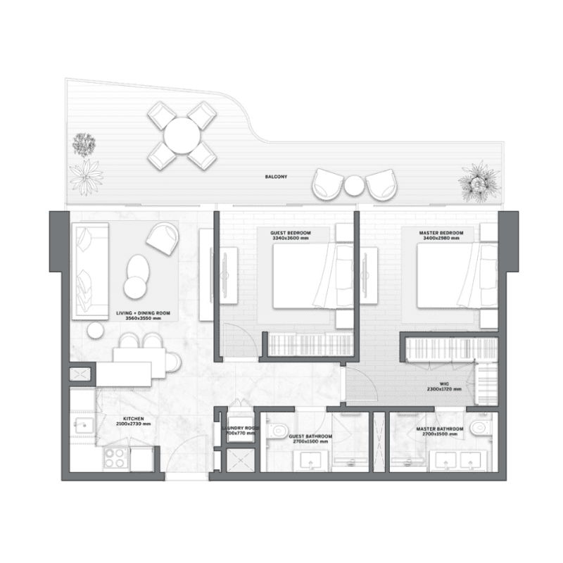 2 BR