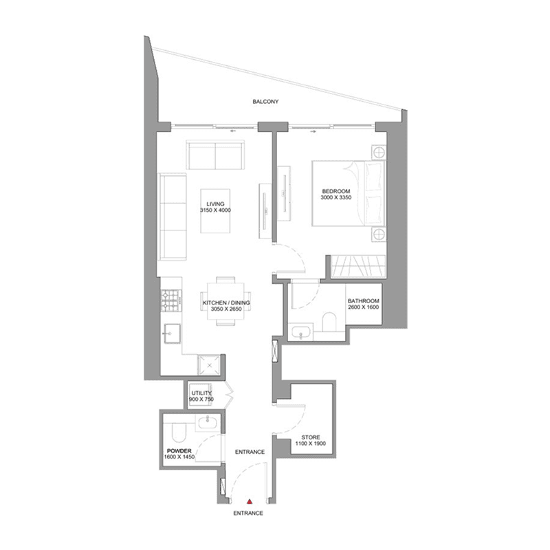1 BR