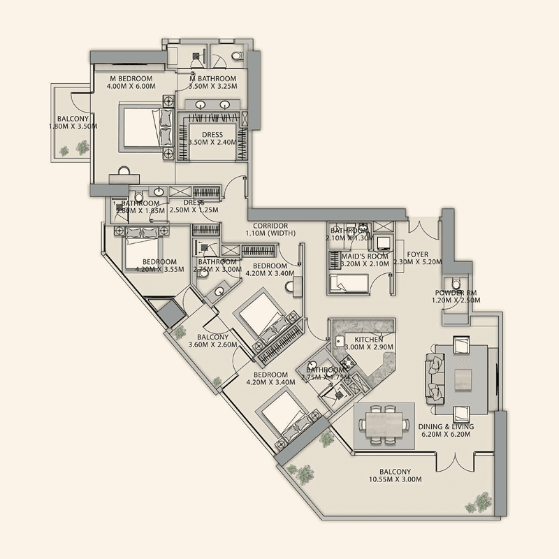 4 BR