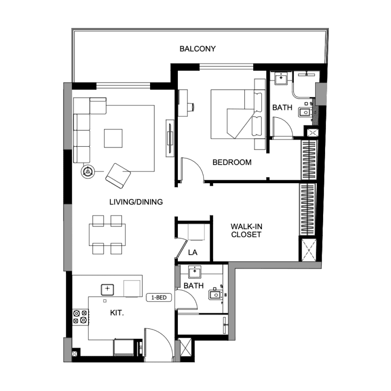 1 BR