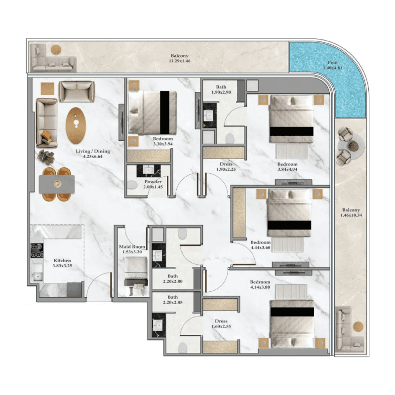 4 BR