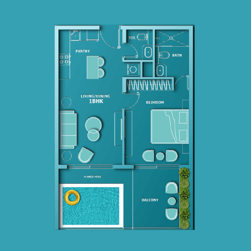1 BR