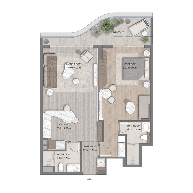 1 BR