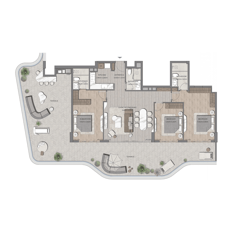 3 BR