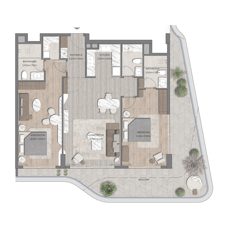 2 BR