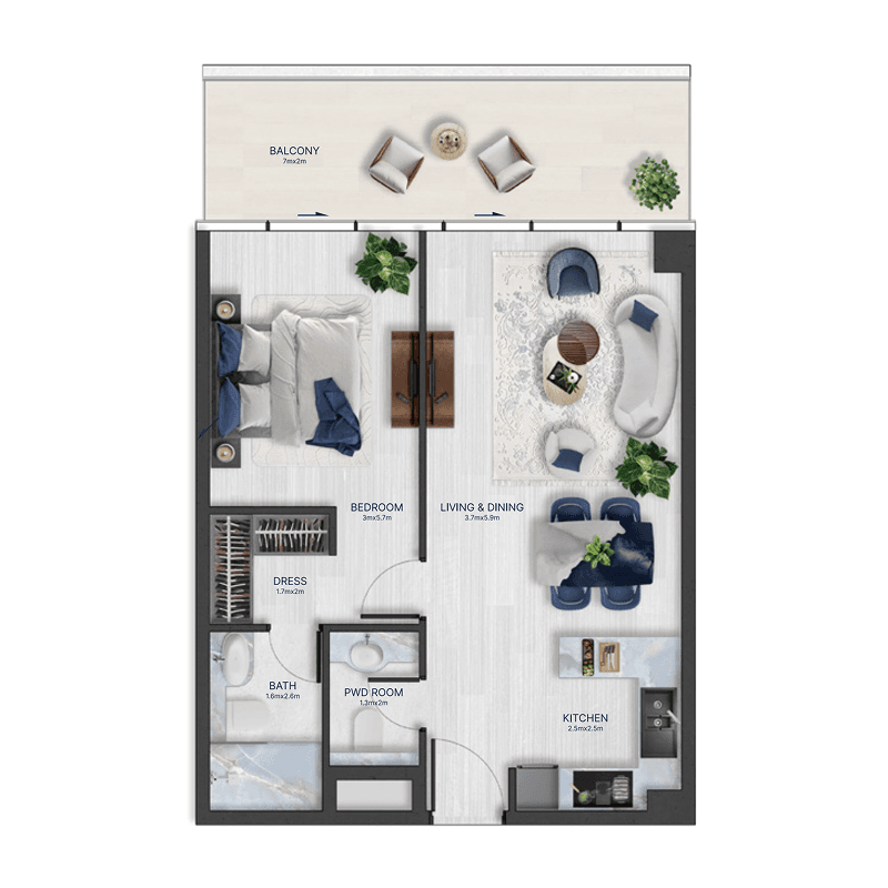 1 BR