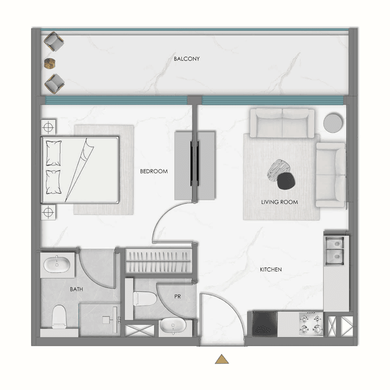 1 BR