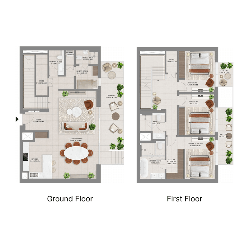 3 BR TH