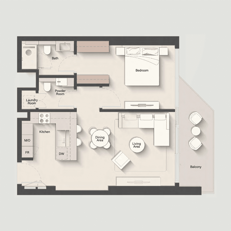 1 BR
