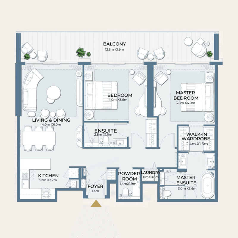 2 BR
