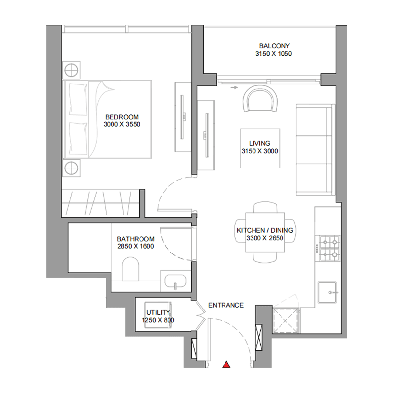 1 BR