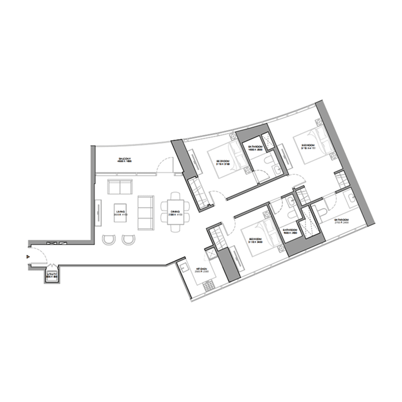 3 BR