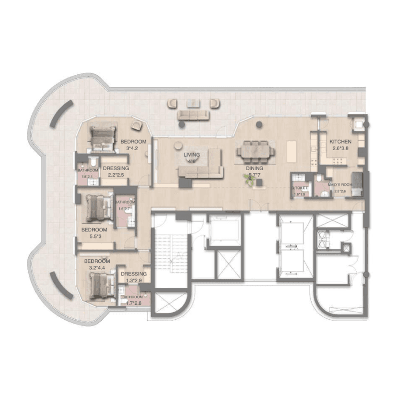 3 BR