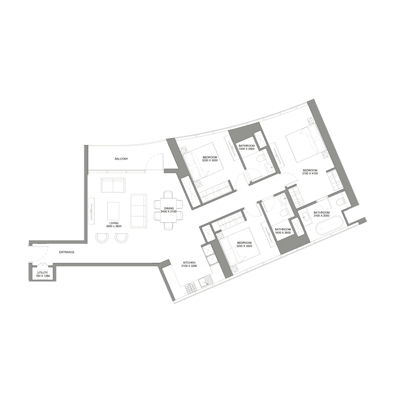 3 BR