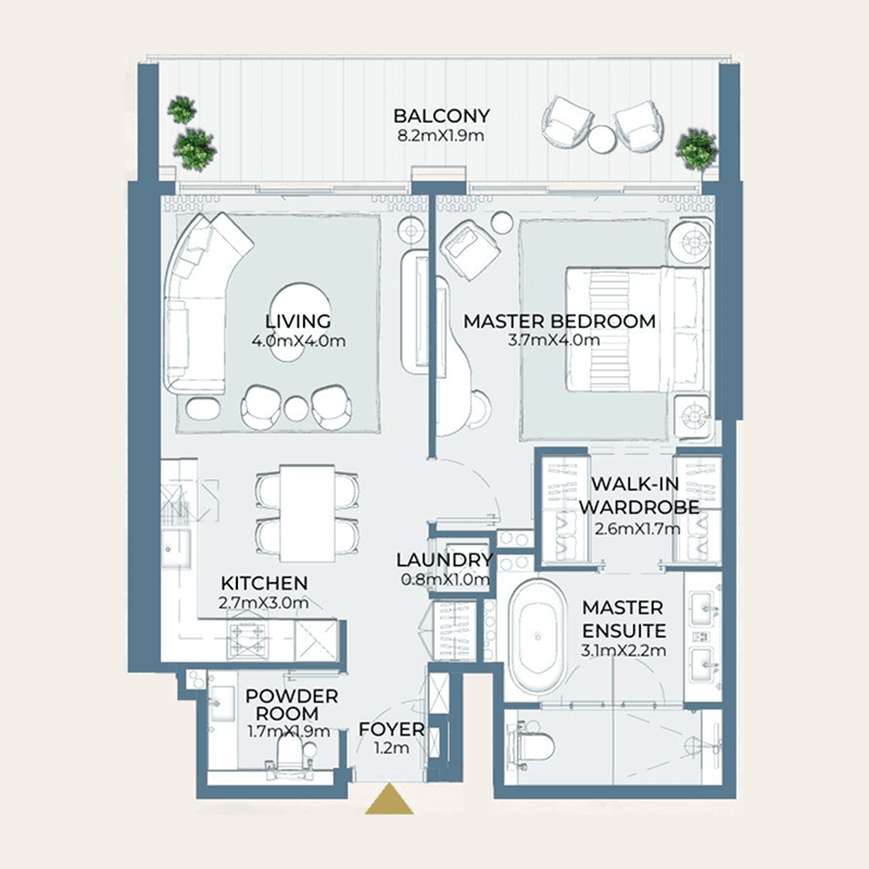 1 BR