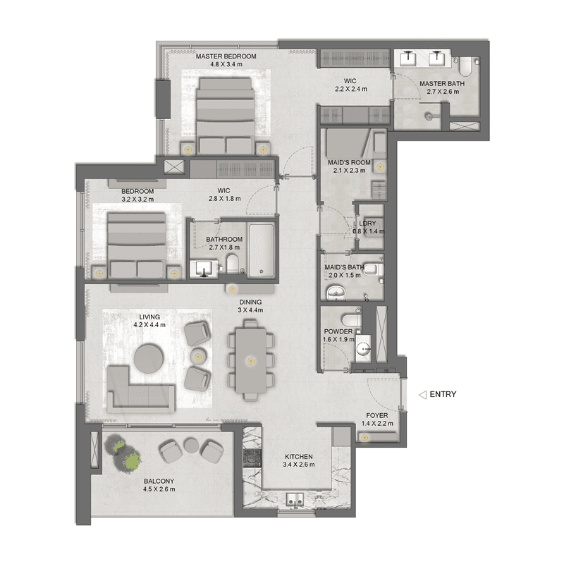 2 BR