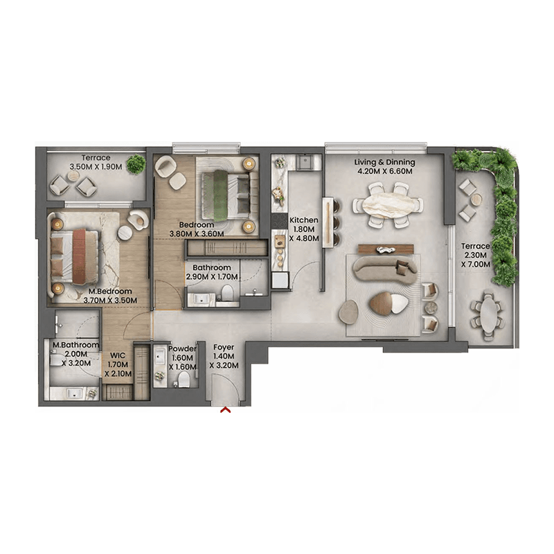 2 BR