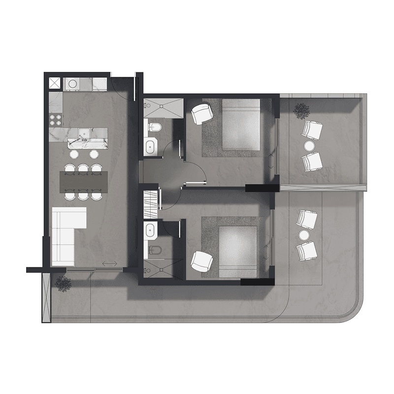 2 BR