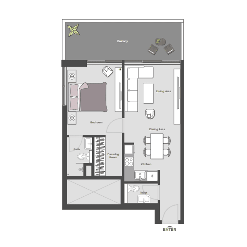 1 BR