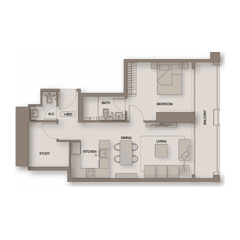 1 BR