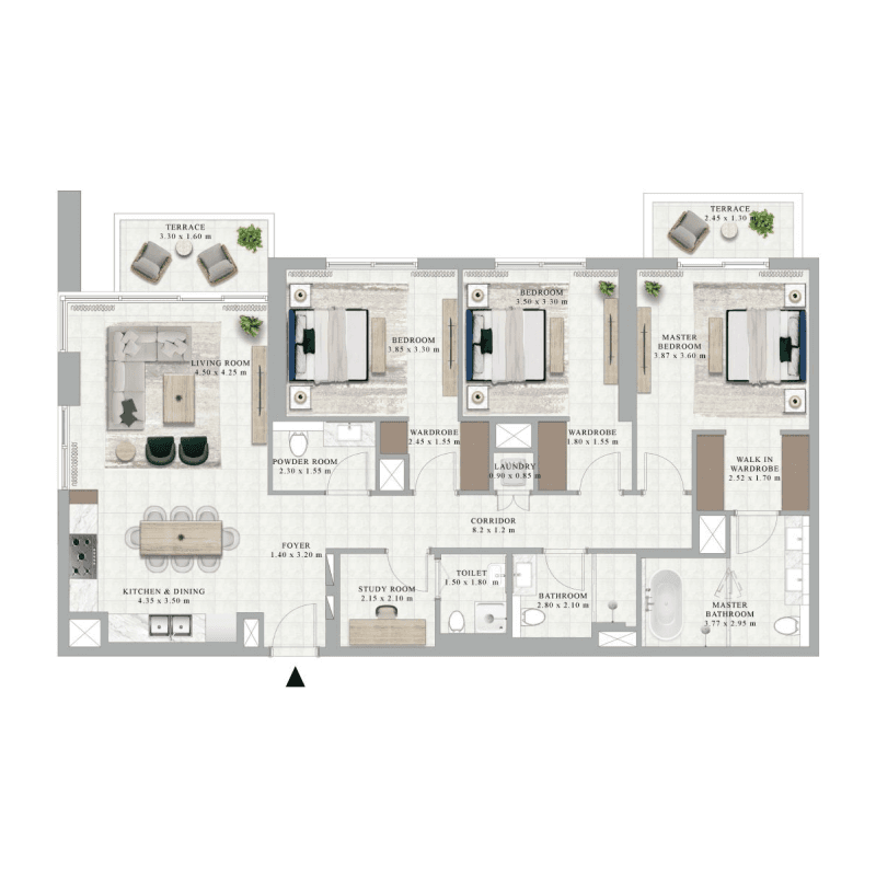 3 BR